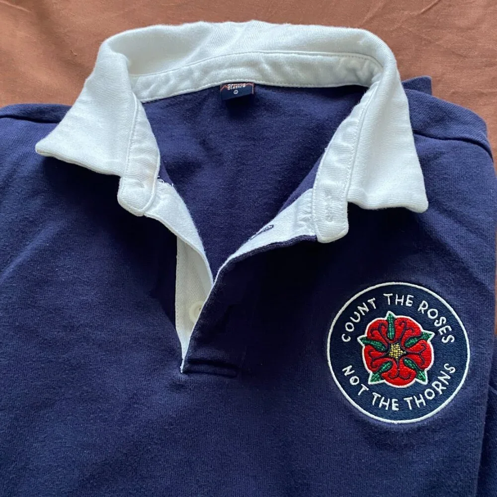 Rowing Blazers white and navy polo shirt. - Picture 5 of 6